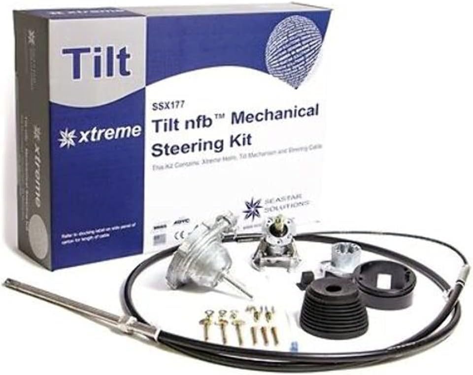 Dometic SeaStar Xtreme NFB (No Feedback) Tilt Steering Kit with Single Cable, SSX177XX