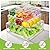 YINGRACE 10 Pack Fridge Organizer Bins, Stackable Refrigerator Organizers and Storage, With a Pull-out Large Drawer, BPA-Free Clear Containers For Fruit, Vegetable, Drinks