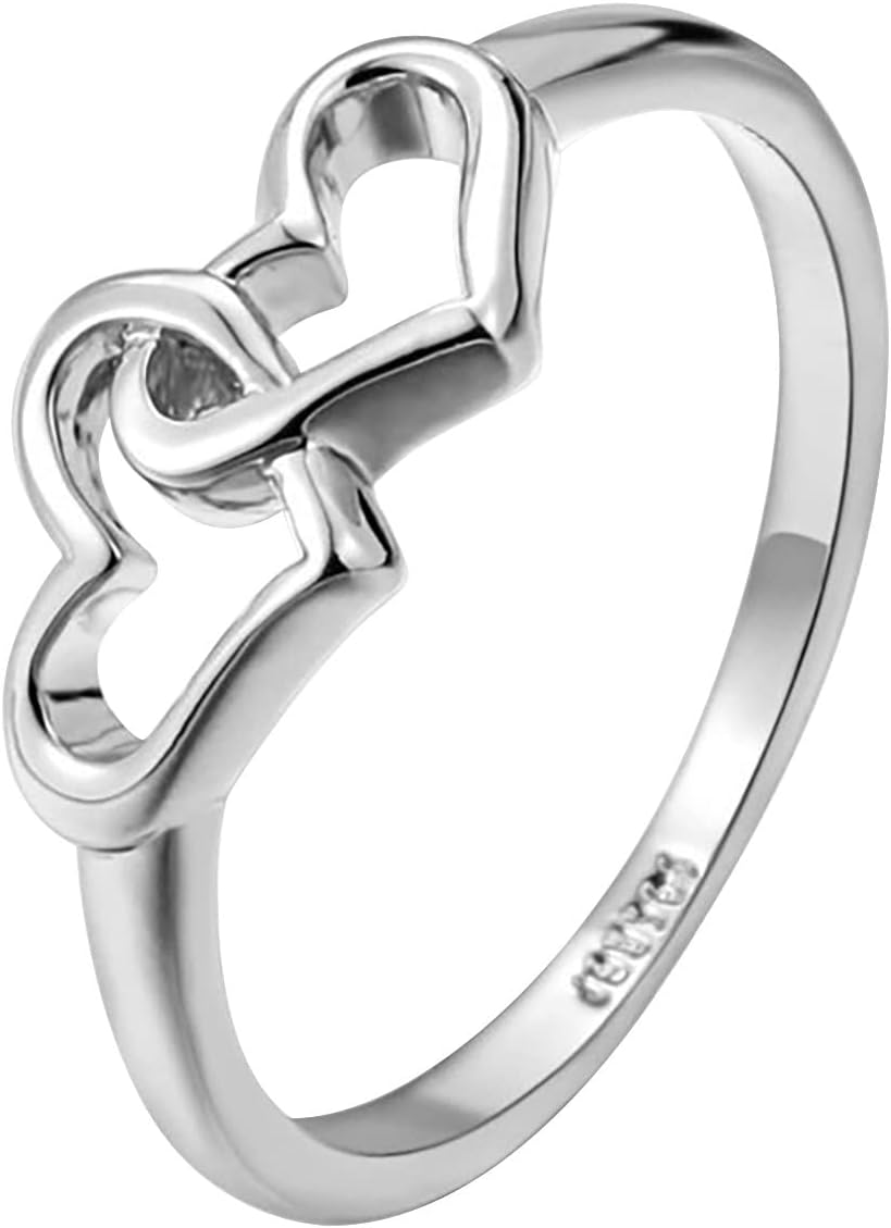 Knot g Engagement Double Heart Women's Wedding g Women's Jewelry g Heart Shaped Women's g Rose gs