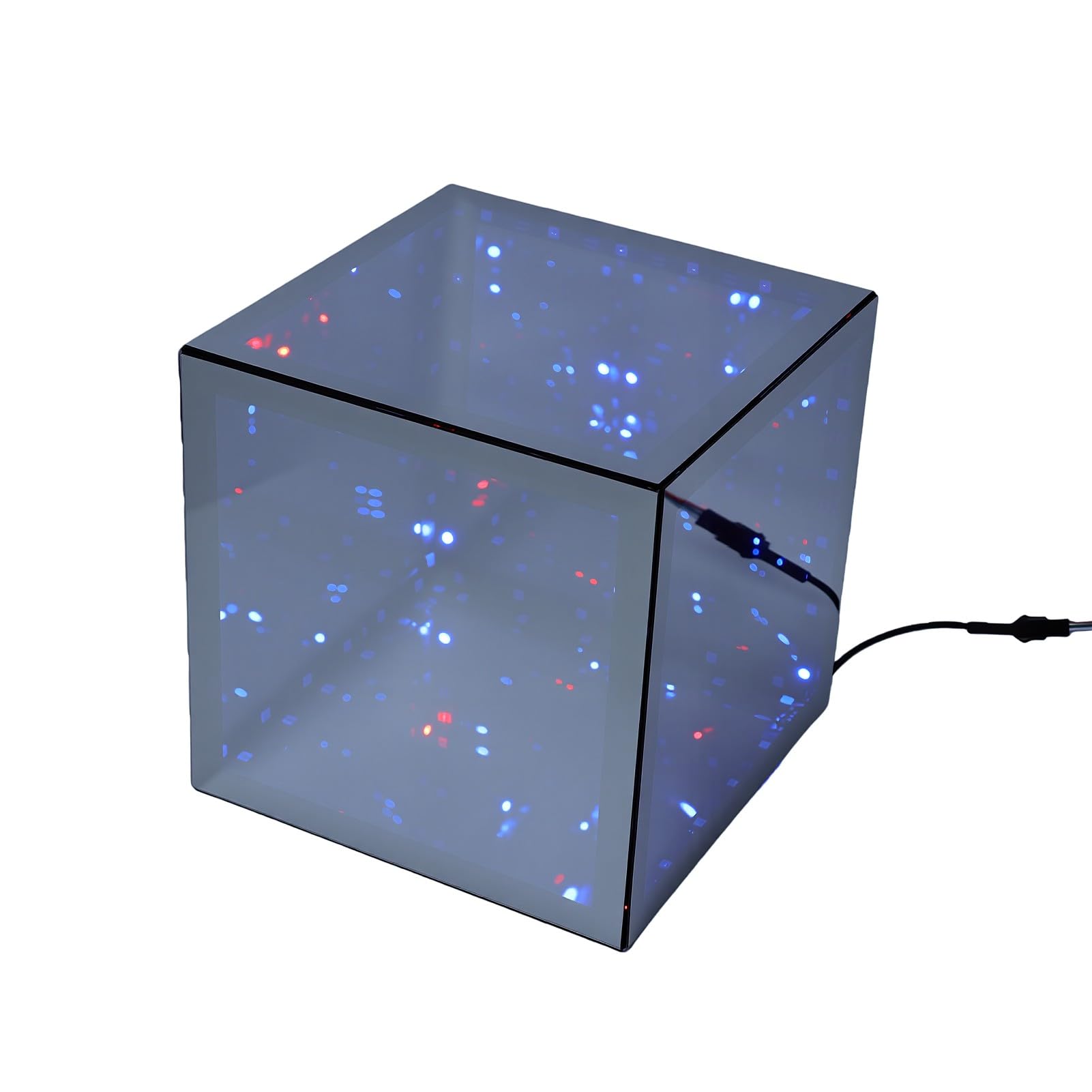 Hyuduo LED Cube Light, 7.9in 3D Infinity Mirror con Sincronizzazione