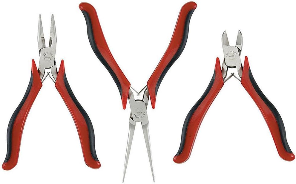 Craftsman 945673 Mini Box Joint Pliers Set, 3Piece Craftsman Professional Mini Pliers
