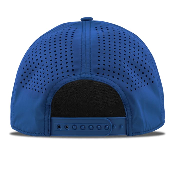 Image of Branded Bills Dad Script Hat for Men, Adjustable 5 Panel Rope Baseball Cap, Structured Snapback