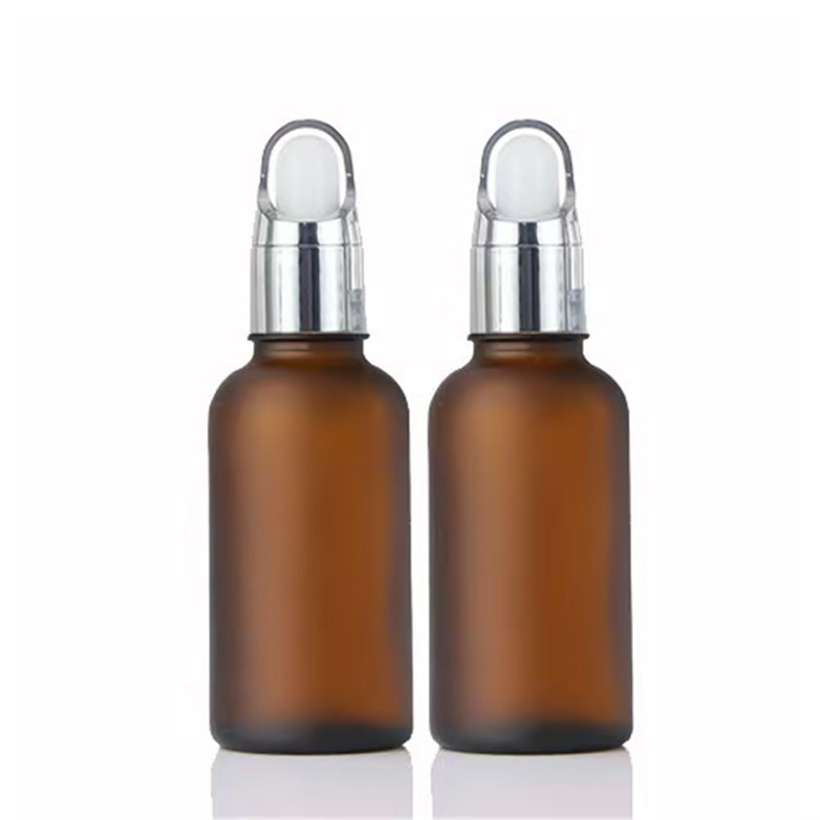 TRRYUIP Mini Pipette Dropper Bottle 20ml 30ml Frosted Amber Glass Dropper Bottle Perfume Matte Brown Container 10ml Serum Flavor Travel(10,20pcs,15ml)