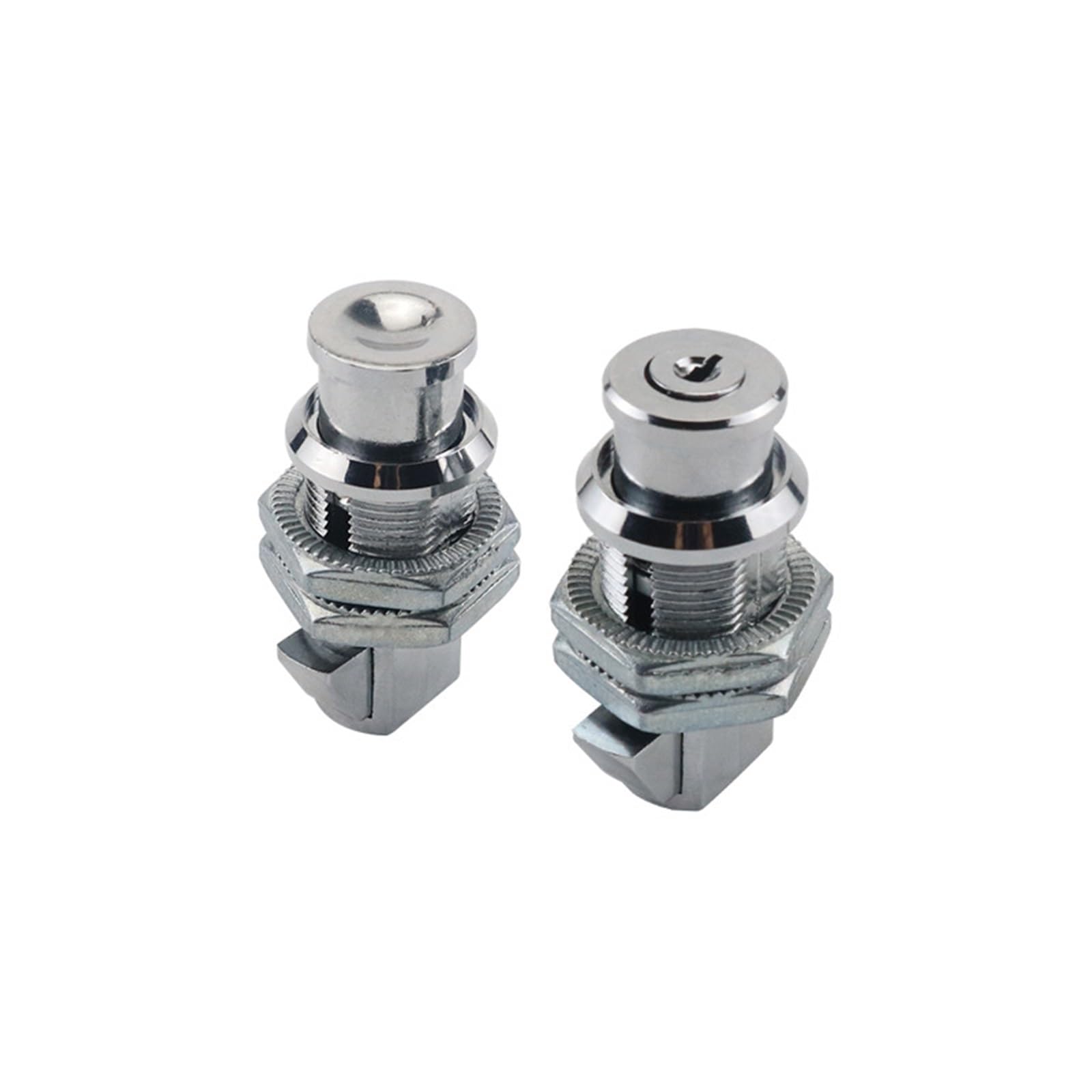 Zinklegierung Presstyp Zylindrisches Kollisionsschloss for Schaltschränke Multi-Spezifikationsschloss 1St(Chromium with lock)