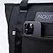 PackIt Freezable Carry Tote, Black/Gray, Engineered with ECOFREEZE+ Technology: Triple Layered Protection for Ultimate Cooling, Foldable, Reusable, Zip Closure, Designed for Fresh Food On the Go