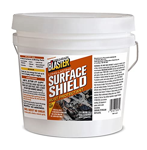 B’Laster Surface Shield Anti Rust for Metal – Rust Prevention for Tools, Equipment & Moving Parts – Long-Lasting Corrosion Protection with Lanolin-Based Formula – 1 Gallon