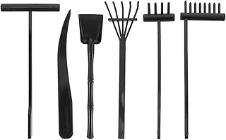 Zerodeko Sand Zen Garden Kit 6pcs Mini Zen Garden Rake, Plastic Rake Tools Zen Garden Sand Rake Set Mini Zen Sand Rakes Garden Sand Rake Sand Zen Garden Rake