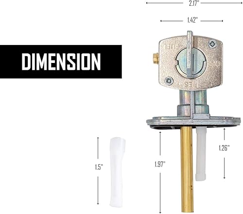 Miniatura 3 de UTSAUTO Válvula de depósito de combustible para Yamaha YFS200 YFM250 YFM350 YFM400 YFM600 YFZ350 YFZ450 Suzuki DRZ400 FZR600 LT80 LTZ250 LTZ400