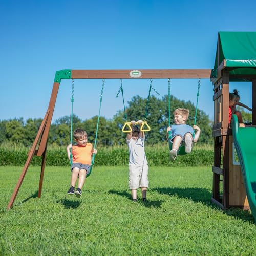 Backyard Discovery 2001022 Lakewood Cedar Wood Swing Set thumb #6