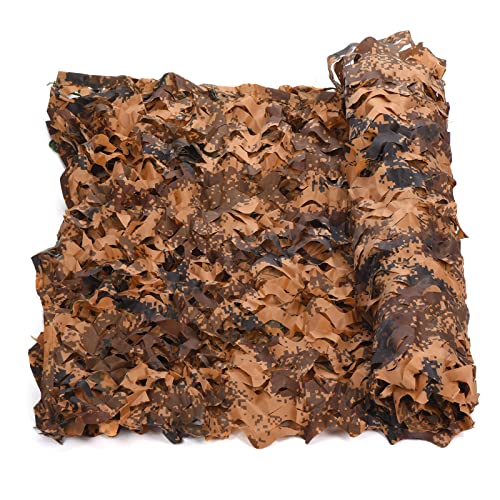 PATIKIL Camouflage Netting 10 x 10ft Camo Netting 210D Oxford Durable Camo Mesh Net Blind Sunshade Hunting Shooting Hide Army for Camping Theme Party Car Cover Decoration Desert Camo