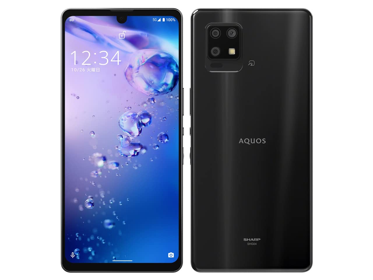 AQUOS zero6 SHG04 SIMロック解除済 Amazon | AQUOS zero6 SHG04 ブラック au版 / Android 11 / 2021年秋冬