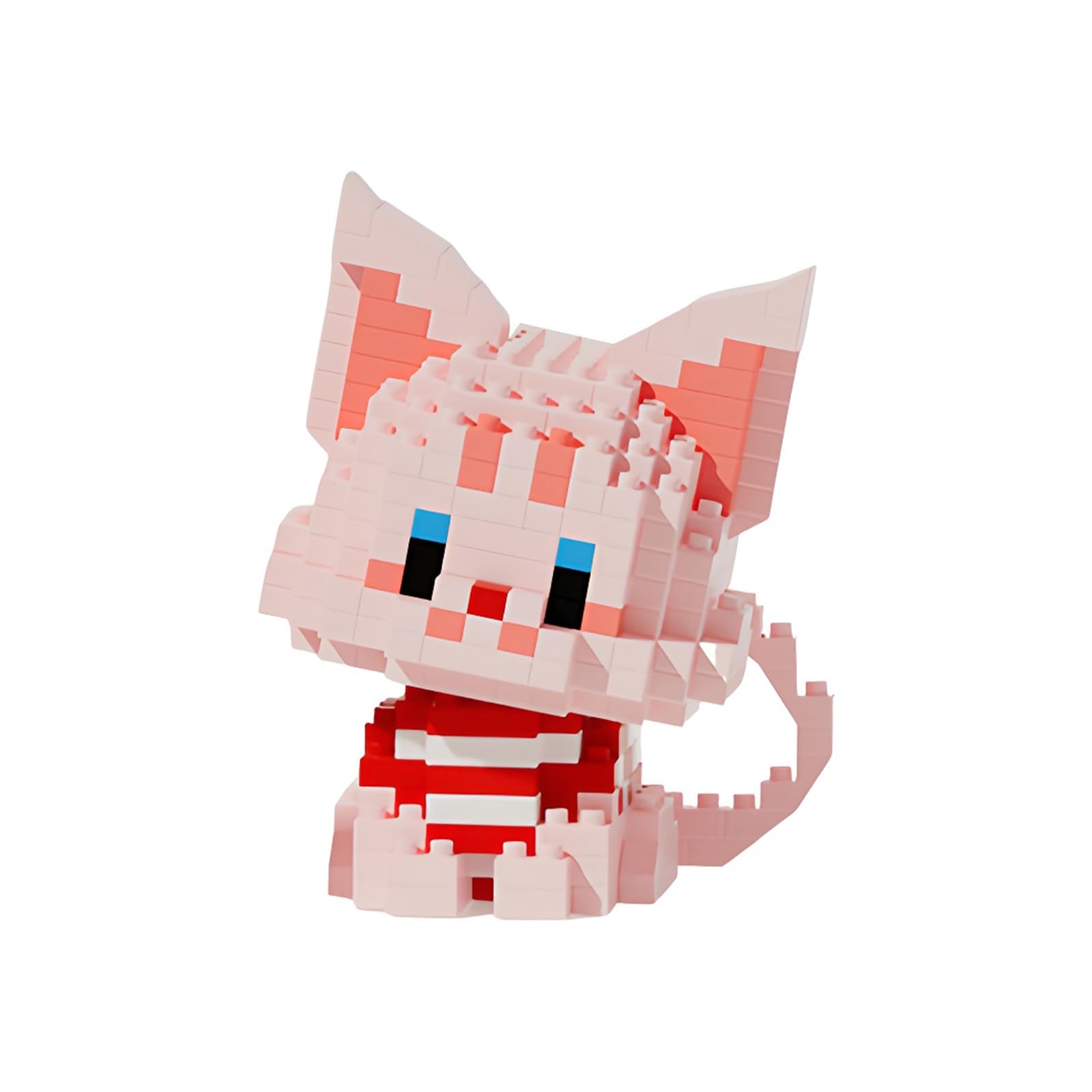 NOOLY Animal Micro Building Blocks Set Mini Cat Building Toy Bricks Kits for Adult and Kids WKLJM-09 (2 in 1 Sphynx cat,362PCS)