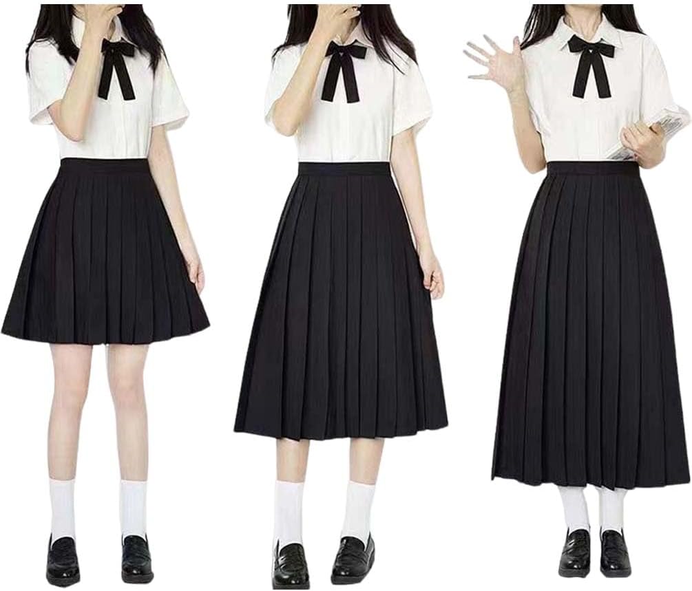 Amazon.co.jp: [Flovex] 制服スカート プリーツスカート女子高生