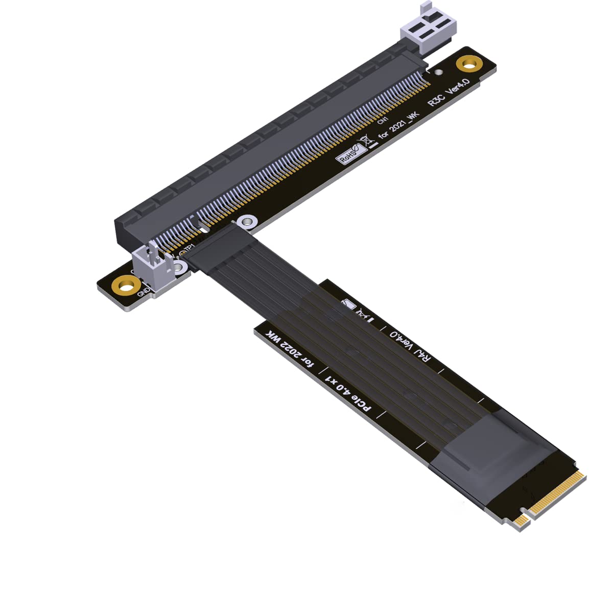 Amazon | ARAIERD PCI-E 4.0 ライザーケーブル 16G/BPS M.2 NVMe to