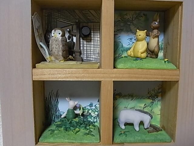 Amazon.co.jp: クラシックプー 100エーカーの森 ジオラマ フィギュア