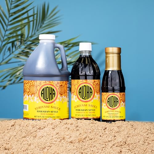Aloha Shoyu - Hawaiian Teriyaki Sauce - Versatile and Sweet Marinade - Made in Hawaii - 1/2 Gallon