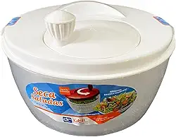 Centrífuga De Salada Secador Verduras Manual SELLNEEDS (Branco)