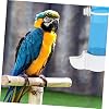 Automatic Bird Water Dispenser 125Ml Small Bird Water Feeder with Double Suction Cups Compact Size for Cage and Aviary Use