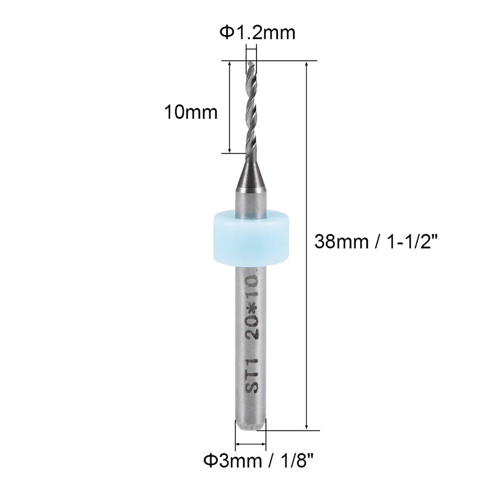 TOP-VIGOR 10Pcs 1.2mm Micro Drill Bit - Image 2