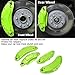 Car Caliper Covers: Disc Brake Caliper Guard for Electric Vehicle, Compatible with 18in 19in Wheels Hub(4Pcs) (Green)