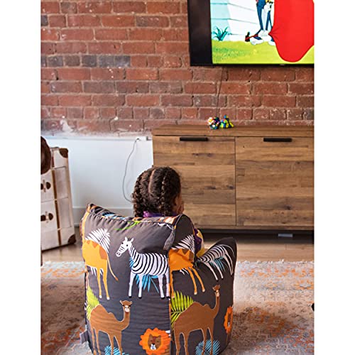 Miniatura 2 de Ready Steady Bed Sillón Wildwood Para Niños Pequeños Muebles Cómodos Para Niños Sofá Suave De Sala De Juegos Para Niños Sillón Tipo Puff Pera Diseñada Ergonómicamente África