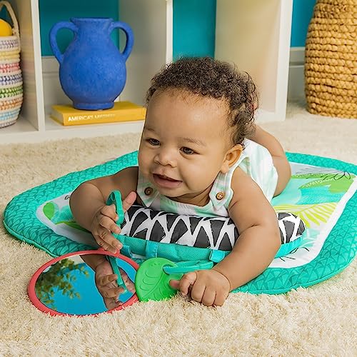 Bright Starts Totally Tropical Prop & Play Tummy Time Baby Activity Mat, Ages Newborn + #TOP1
