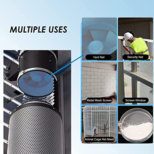 Pantalla de malla SUS 304 para protección de conductos y ventilación en el hogar 7