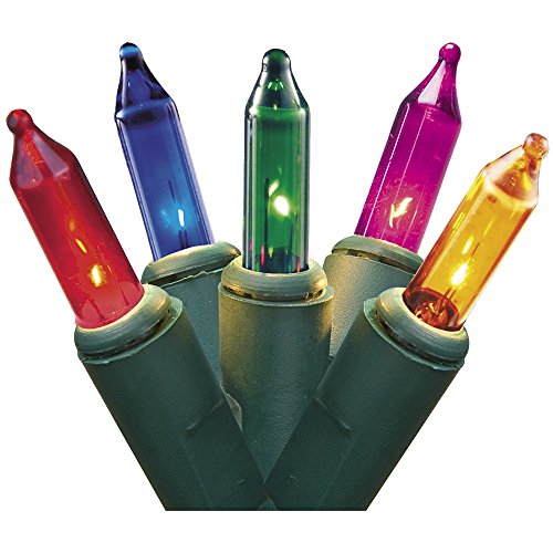 Holiday Pride Multi Color Christmas Tree Lights with Green Wire