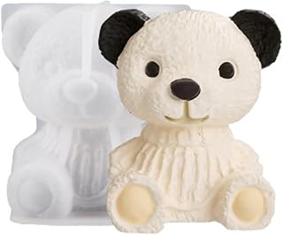 3D Crystal Sweater Bear Ornament Silicone Mold Suitable for Epoxy Resin Jewelry Making Home Decor, as show