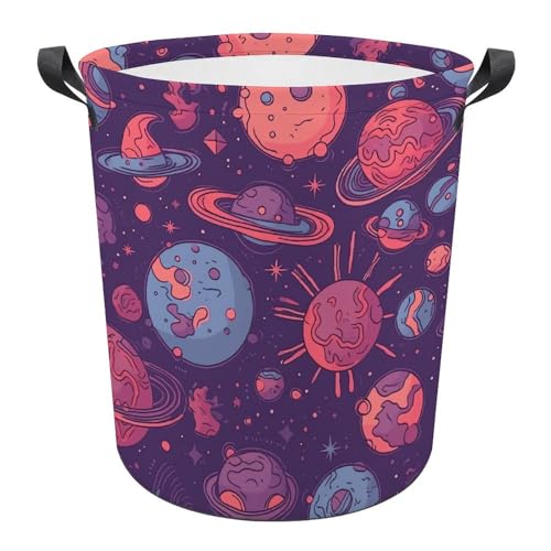Panier à linge pliable planète pour résoudre le manque de rangement - 2