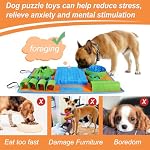 Vivifying Snuffle Mat for Dogs, Interactive Dog Puzzle Toy for Boredom and Mental Stimulation, Enrichment Feeding Game Sniff Mat Helps Slow Eating and Keep Busy - Image 5
