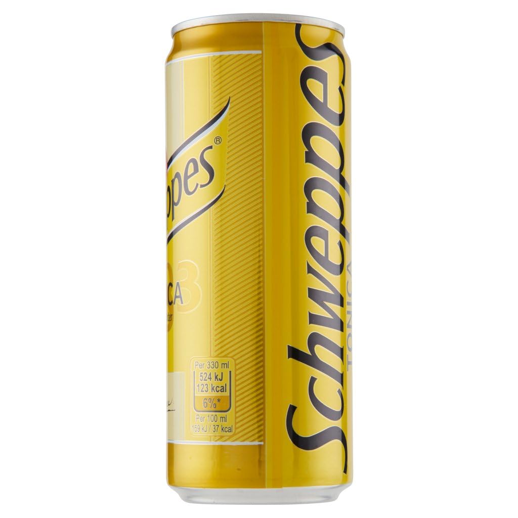 48x Schweppes tonica getönten Tonic Wasser Italian Dose 33cl erfrischend soft drink