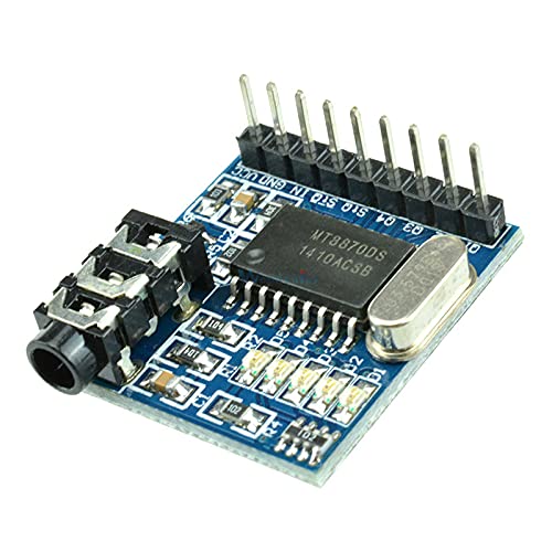 MT8870 DTMF Voice Decoding Module Phone Module Speech Decoding Voice Board Module LED Indicators with Pins
