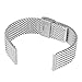 Beauty7 Heavy 18mm Stainless Steel Mesh Wrist Watch Band Bracelet Strap Replacement Adjustable Buckle