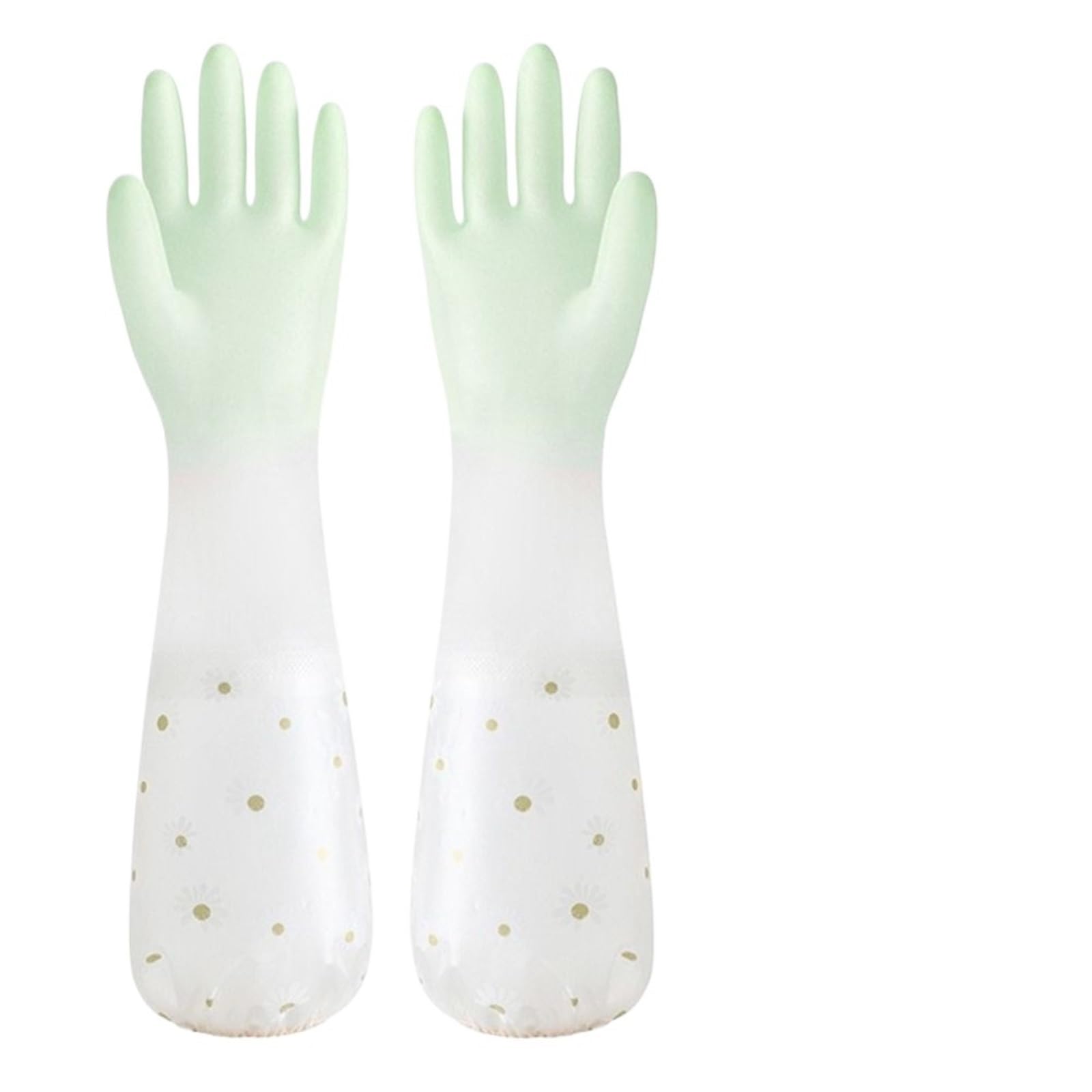 KJBDQQH Cleaning Gloves Dishwashing Gloves Silicone Waterproof Thick Household Scrubber Kitchen Clean Tool Cleaning for Household(Color 6)