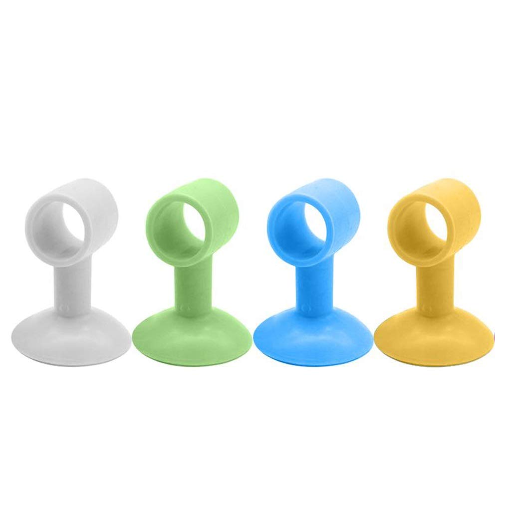 Nvsfzgiyg One Color 4Pcs Doorknob Wall Mute Crash Pad Door Cabinet Handle Lock Silencer Anti-Collision Silicone Cushion Stopper