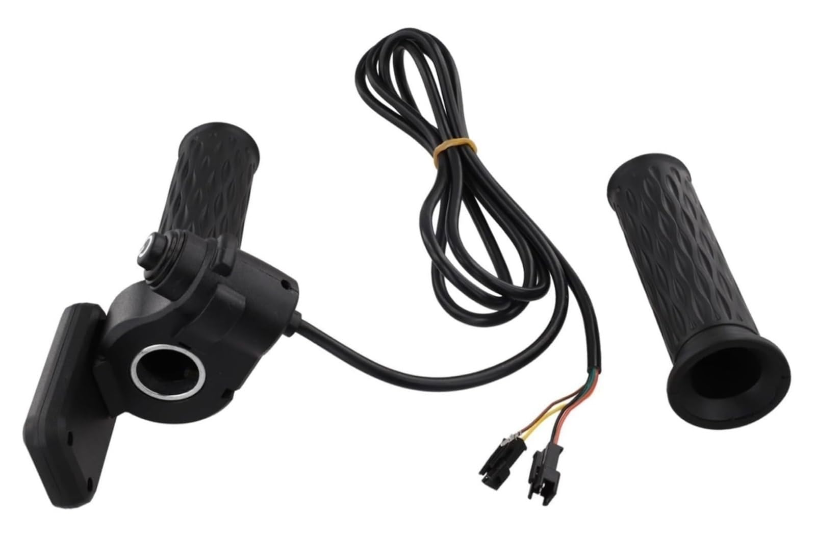 Ensemble de poignées d'accélérateur for vélo électrique, avec écran LCD, for vitesse, kilométrage, tension, courant 36-72V(C)