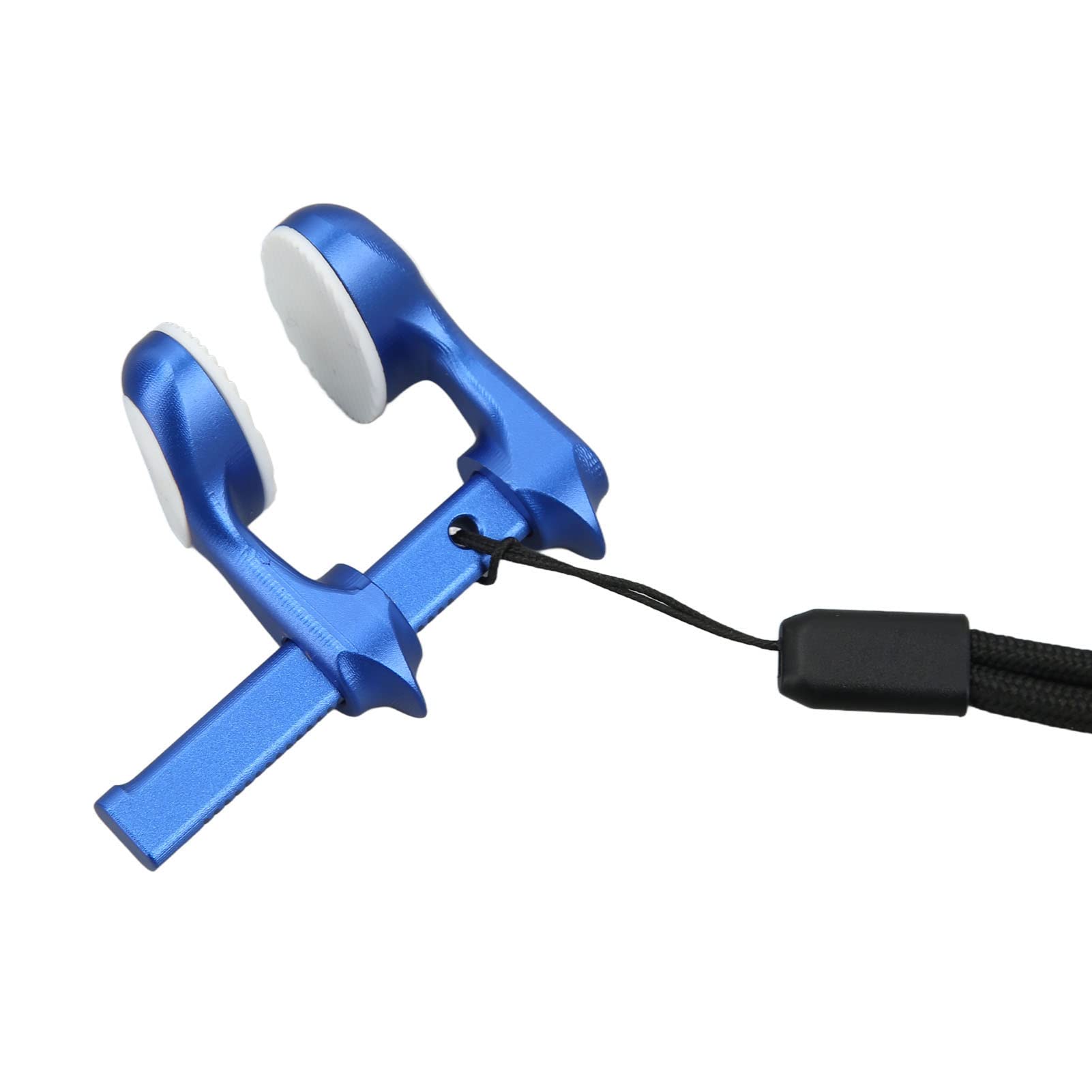 Clip per naso da immersione, regolabile, professionale, in lega di alluminio, con cordino