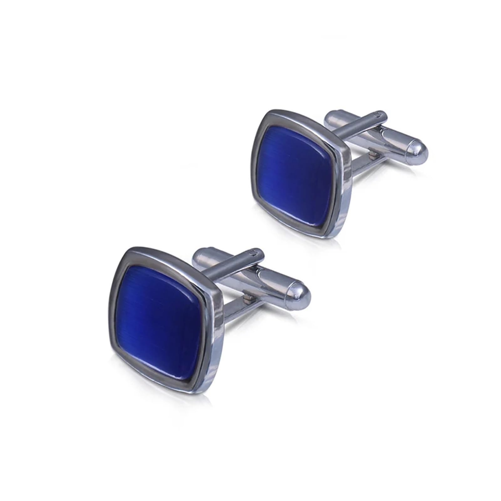 Gemelos para Hombre, 3 Pares, para Camisa, con diseño de Ojo de Gato, de Metal y Diamantes de imitación, para Traje, Boda, Negocios, joyería