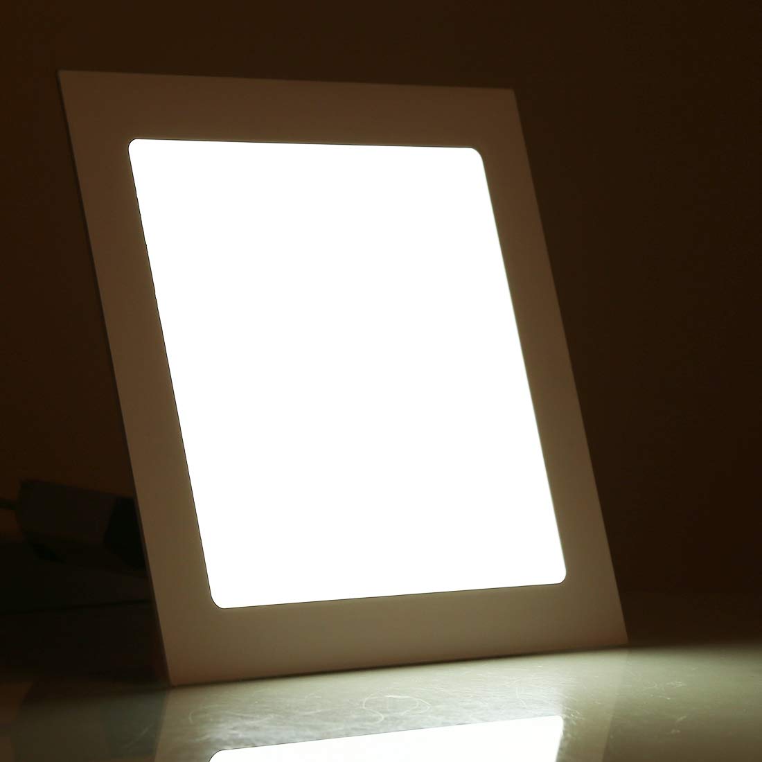 Slim Panel Ceiling Light, 15 Watt, (17 cm x 17 cm x 1 cm) Cutout 6 Inches (Natural White - 4000K, Square)-image-22