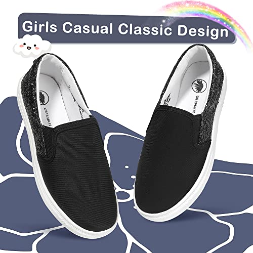 Mixin Girls Sneakers Slip On Shoes Comfort Casual Low Top Fashion Flats Tennis Walking Casual Shoes For Little/Big Kids thumb #7