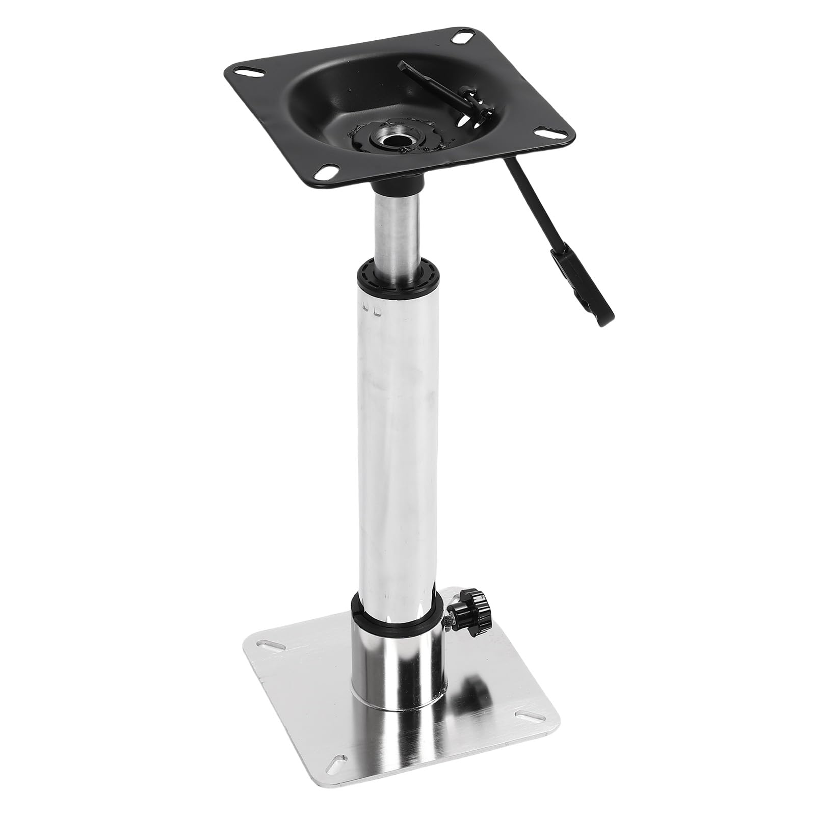 Kit di montaggio su base per sedile barca in acciaio inox, design filettato girevole a 360°, supporto rimovibile con dadi di fissaggio per yacht,