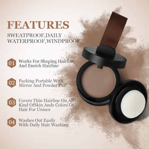 Instantly Hairline Powder,Instant Root Touch Up Concealer - Image 4