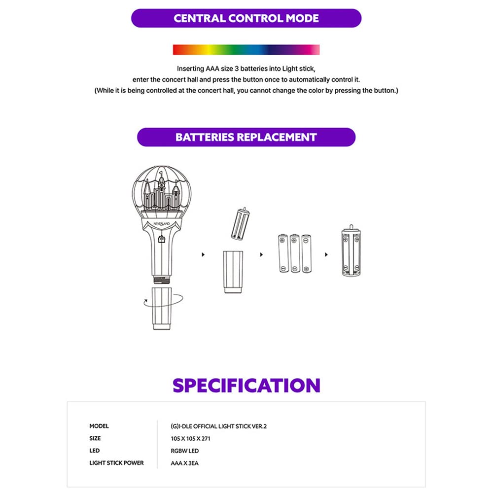G) I-DLE] Official Lightstick Ver.2 + (Seller's Gift : G-IDLE