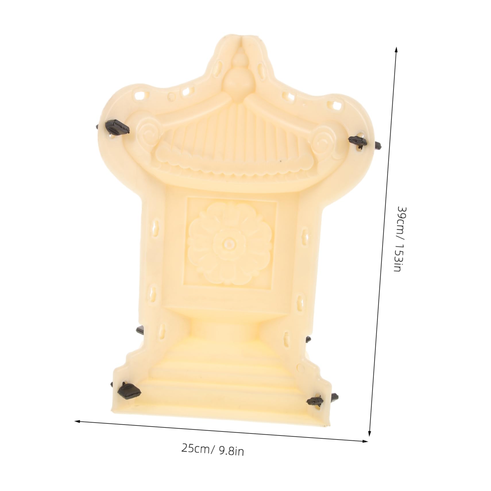 BESPORTBLE Moule de Colonne Romaine en Plastique pour Clôture de Jardin et Balustrade, Surface Lisse, Léger, pour Parcs et Communautés
