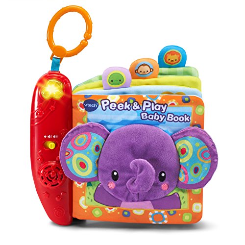 VTech Baby Peek and Play Baby Book, Purple