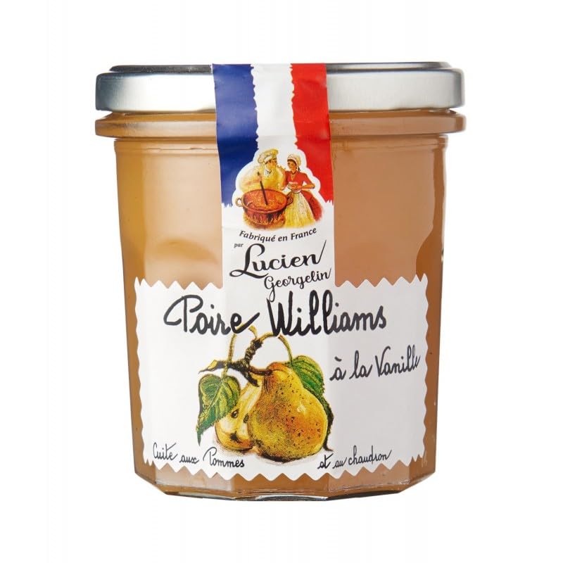 Les Recettes Cuites au Chaudron - Poires Williams à la vanille 320G : un pur plaisir sucré pour vos matins gourmands ! - Le Lot De 4
