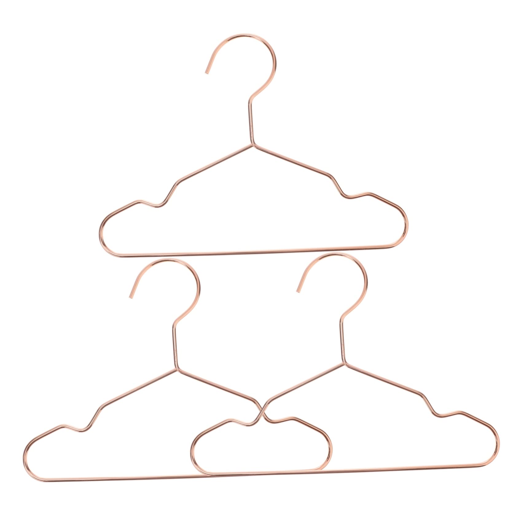 Angoily 3pcs Pet Hanger Kid Hangers Baby Hangers Iron Pet Clothes Organizer Clothes Hanger Toddler Storage