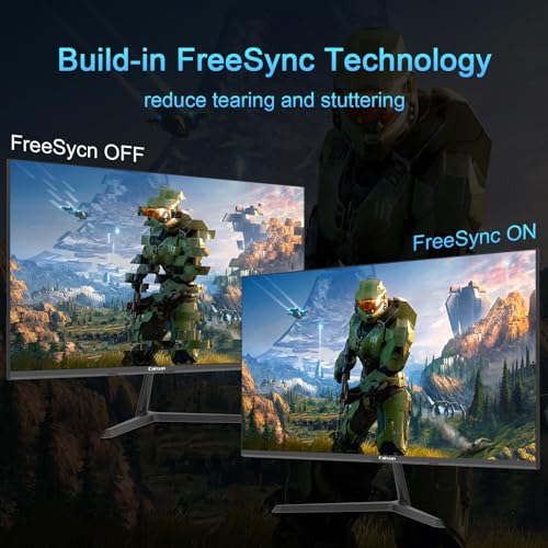 Monitor- 27-Zoll-Bildschirm im rahmenlosen Design, IPS, 100Hz, USB Tpye-C, FHD, mit eingebautem Lautsprecher, sRGB110%, 300 Nits, FreeSync,HDMI USB-C Anschlüsse – Bild 5