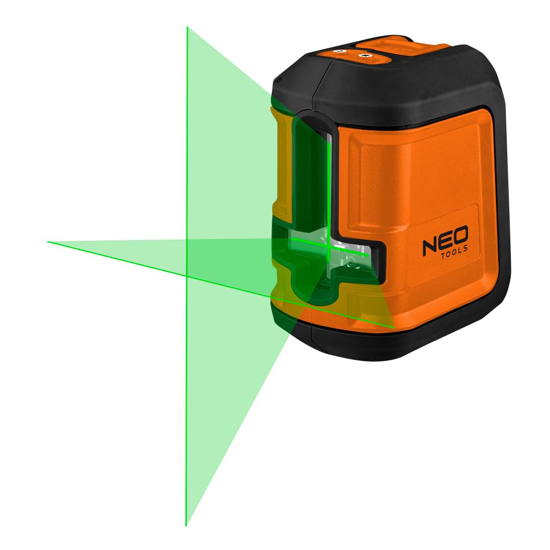 Livella laser linee incrociate, autolivellante 10 m, verde, con borsa e supporto